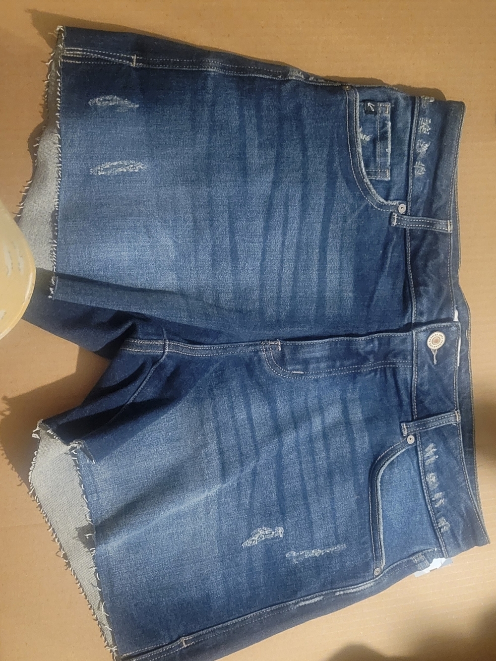NWOT KANCAN Dark Blue Denim shorts size 16>